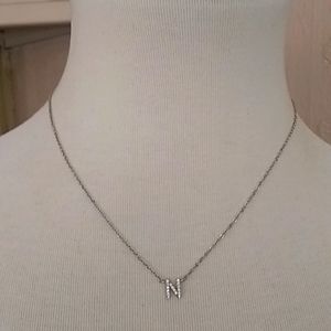 Initial "N" Necklace